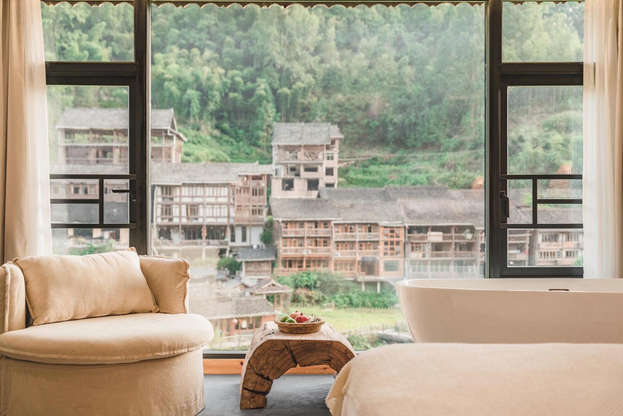 肇兴溪舍山堂 Creekside Inn Липин Экстерьер фото