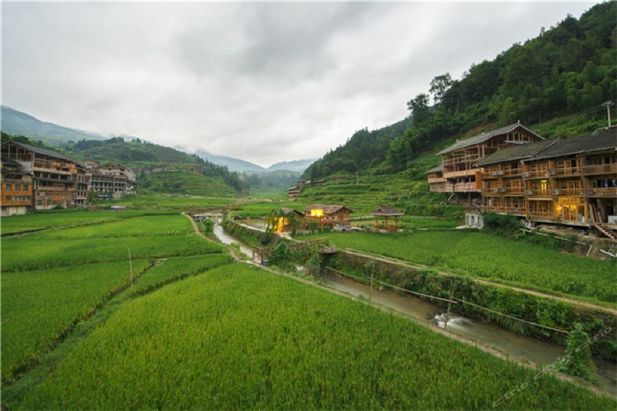肇兴溪舍山堂 Creekside Inn Липин Экстерьер фото